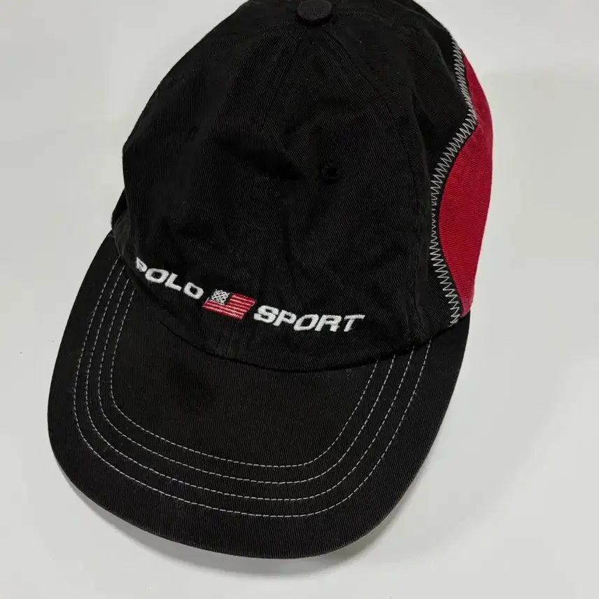 [BUNJANG] Polo Sport 90s Color Block Baseball Cap / 90s POLO SPORT 폴로 스포츠 컬러 캡