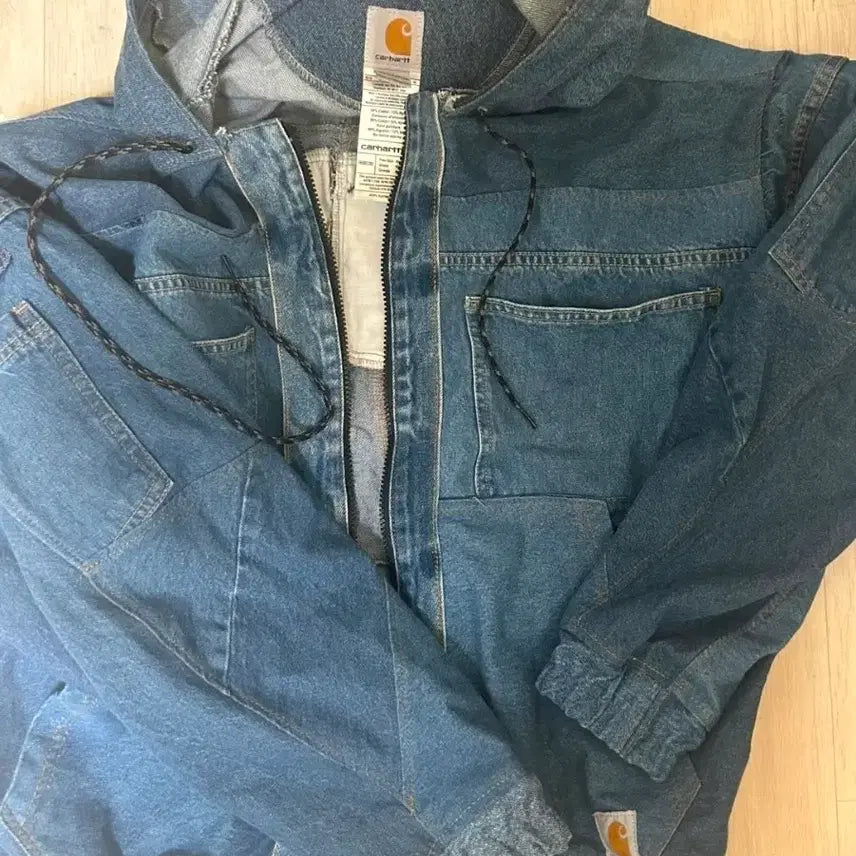 [BUNJANG] Carhartt Remake Denim Jacket XL / (XL) 칼하트 리메이크 청자켓 / 리폼 데님 자켓