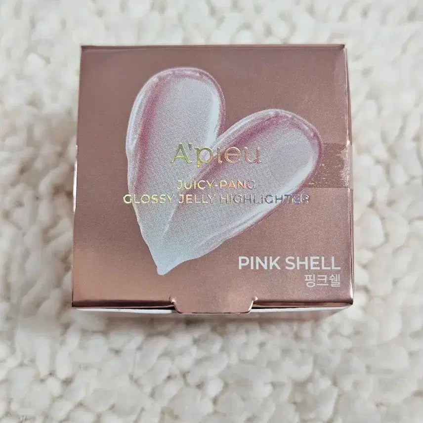 [BUNJANG] A'pieu Juicy Pang Glossy Jelly Highlighter Pink Shell / [새상품] 어퓨 쥬시팡 글로시 젤리 하이라이터 핑크쉘