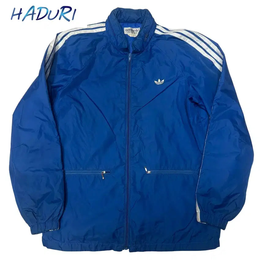 [BUNJANG] Adidas 80s West Germany Blue Windbreaker / 아디다스 80s 서독제 블루바람막이 100
