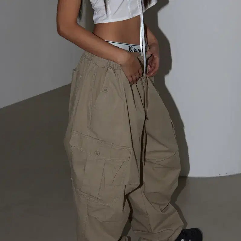 [BUNJANG] Without Summer Cargo Pants / 카고팬츠 위드아웃썸머가내스라라룸블랙업미뉴에트프롬비기닝자라코스