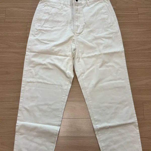 [BUNJANG] Yale Premium Vintage Coin Pocket Chino Tapered Pants Cream L / 예일 프리미엄 빈티지 코인포켓 치노 테이퍼드 크림 L 새상품
