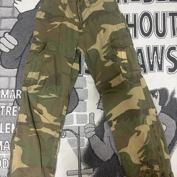 [BUNJANG] Ketohaus Detail Camo Cargo Pants / 케토하우스 디테일 카모 카고 팬츠