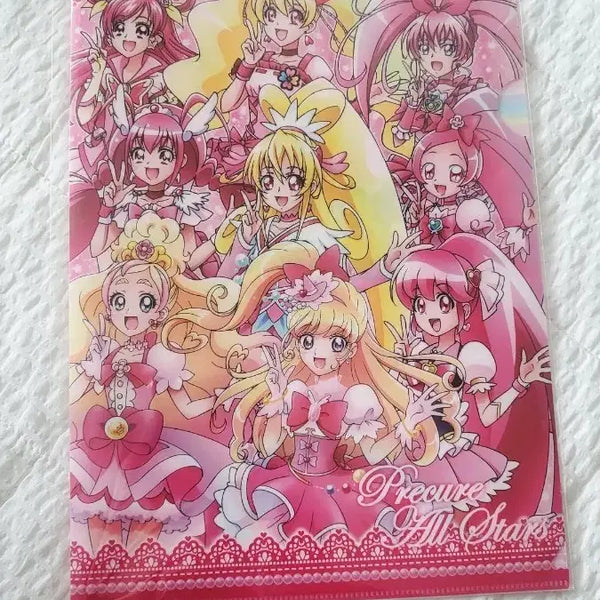 [BUNJANG] Precure All Stars Clear File (Pink) / 프리큐어 올스타즈 클리어 파일 (핑크)