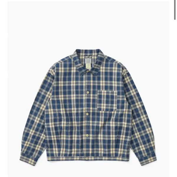 [BUNJANG] Kakhis 25SS Hawaiian Jacket, Mid Blue, L Size / 새상품 카키스 25ss 하와이안 자켓 미드블루 L 사이즈