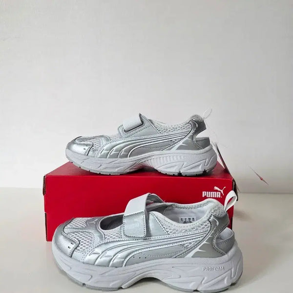 [BUNJANG] Puma Memoria Sandal Silver Women's US 6.5 (230mm) Mary Jane Sneakers / 정품>새상품>푸마 메모리아 샌들 실버 230/여성 메리제인 운동화