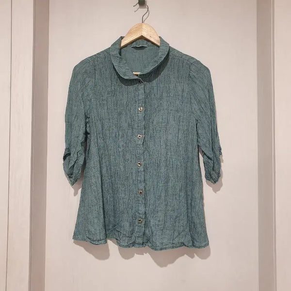 [BUNJANG] 8 JUMONEY Punggi In-gyeon Material Blouse / 시원하고 부드러운 풍기인견 소재의 8 JUMONEY 블라우스