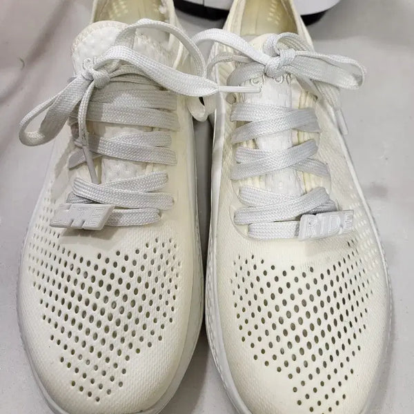 [BUNJANG] Crocs Literide 360 Pacer Almost White Women's US W9 / 크록스 라이트라이드 360 페이서 올모스트 화이트 W9