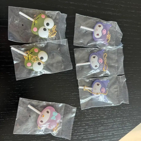 [BUNJANG] Sangrio Character Candy Charm Gacha Keyring / 상리오 캐릭터 캔디참 가챠 키링