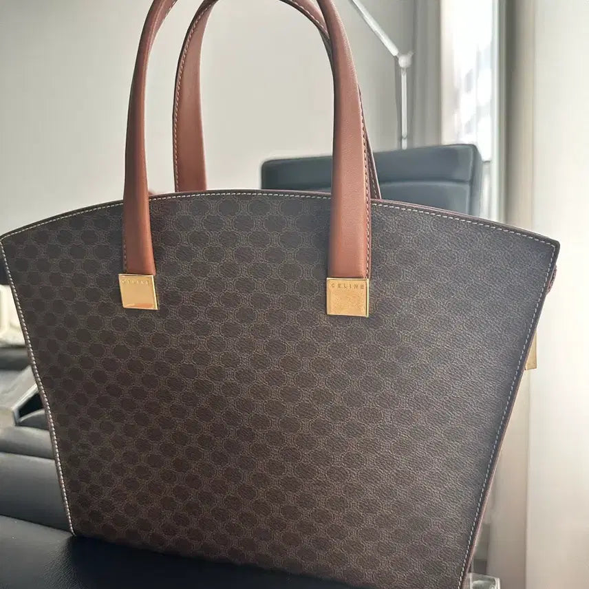 [BUNJANG] Vintage Celine Macadam Shopper Tote Bag / 빈티지 셀린느 마카담 쇼퍼 토트백