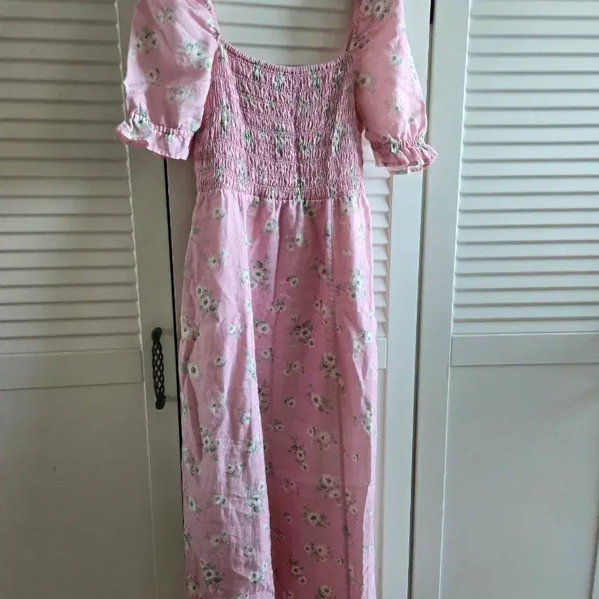 [BUNJANG] & Other Stories Pink Floral Long Dress / 앤아더스토리  핑크 플라워 롱 원피스 40