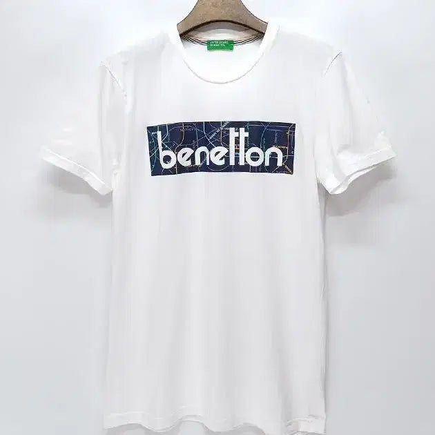 [BUNJANG] Benetton Women's Short Sleeve T-Shirt / 베네통 여성 티셔츠 반팔