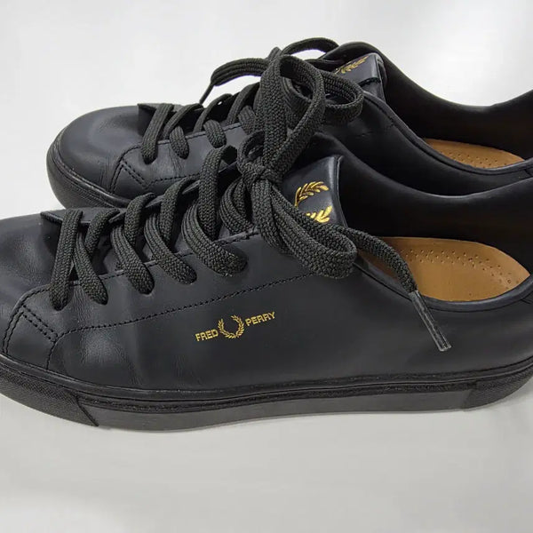 [BUNJANG] Fred Perry Leather Sneakers / 프레드페리 FRED PERRY 레더 스니커즈