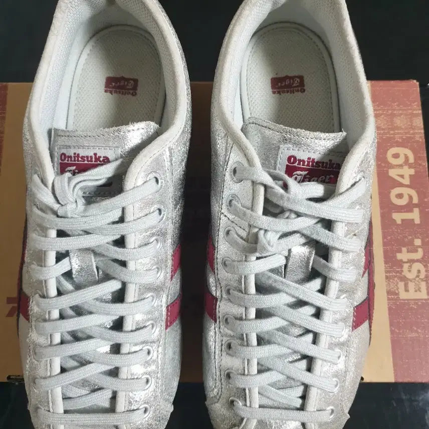 [BUNJANG] Onitsuka Tiger Olympus 66 Silver 255 / 오니츠카타이거 올림푸스66 실버 255
