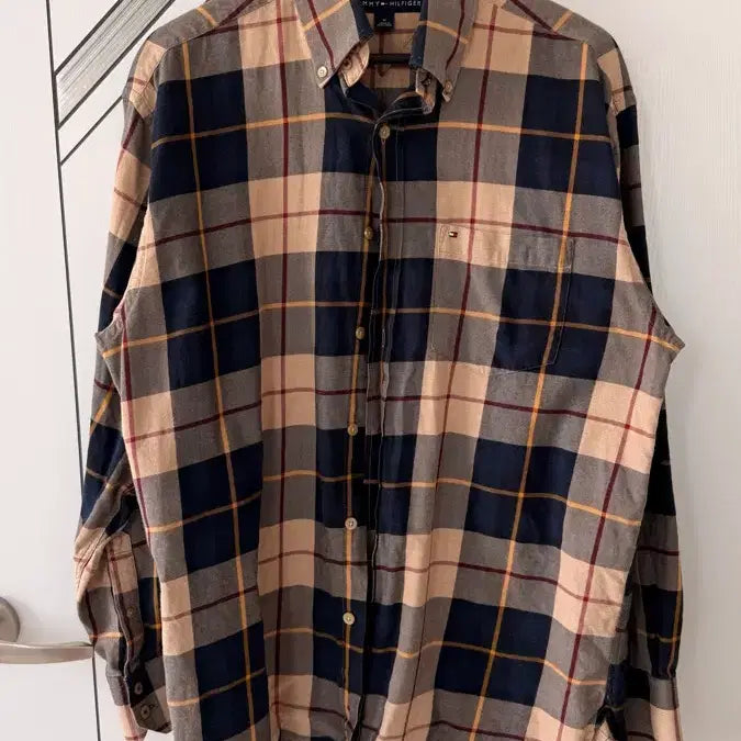 [BUNJANG] Tommy Hilfiger Multicolor Check Button-Down Shirt / 타미힐피거 체크 셔츠