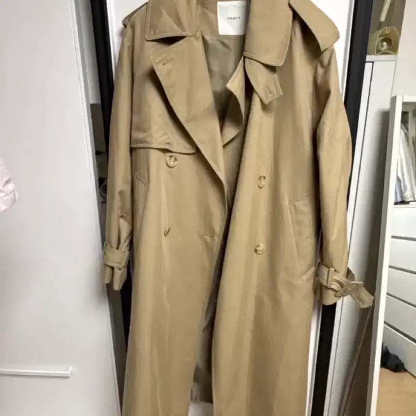 [BUNJANG] NILBY P Trench Coat Beige Size S / 닐바이피 트렌치코트 s사이즈