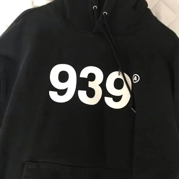 [BUNJANG] Archive Bold 939 Logo Hoodie Black / [원가89,000] 아카이브볼드 939 로고 후드티 블랙