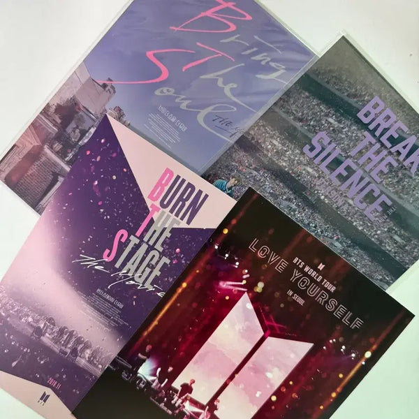 [BUNJANG] BTS Movie POB Photocard Set / BTS 영화 엽서 특전 (럽셀, 번더스, 브링더소울, 브레이크더사일런스)