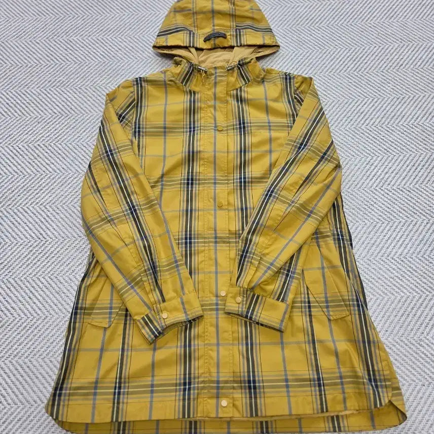 [BUNJANG] JISEN Check Hooded Jumper / 지센 체크후드점퍼