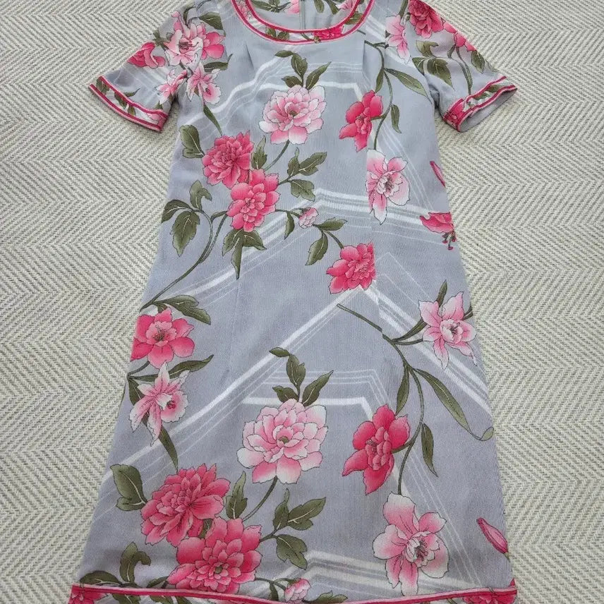 [BUNJANG] Flower Pattern Custom Dress / 플라워패턴 맞춤원피스