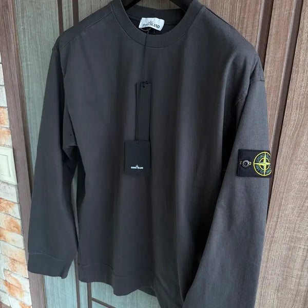 [BUNJANG] Stone Island Garment Dyed Heavy Cotton XL Dark Grey / 새상품(XL)스톤아일랜드 와펜 가먼트 다이드 헤비 코튼 다크그레이