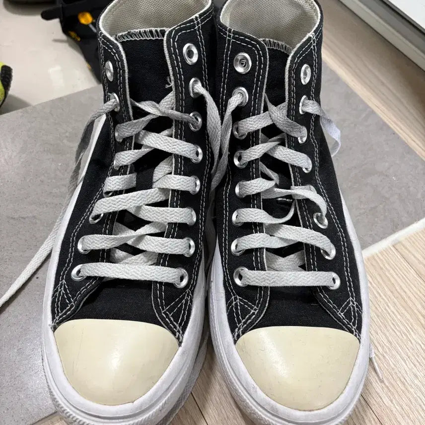 [BUNJANG] Converse Chuck Taylor All Star Move High Black / 컨버스 척테일러 올스타 무브하이 블랙