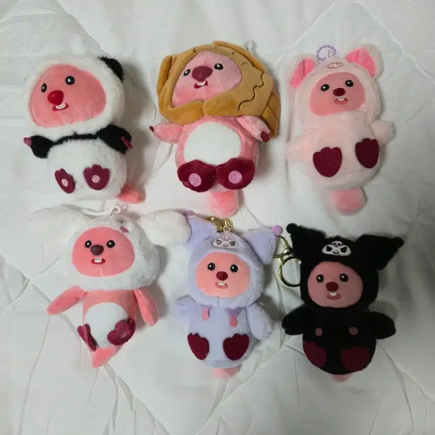 [BUNJANG] Luffy Doll Keychain Set / 일괄 잔만루피 인형 루피 키링 열쇠고리