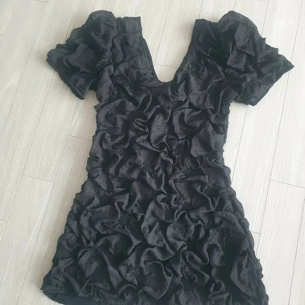 [BUNJANG] Viva Ruby Puff Mini Dress / (새상품)비바루비 퍼프인디원피스