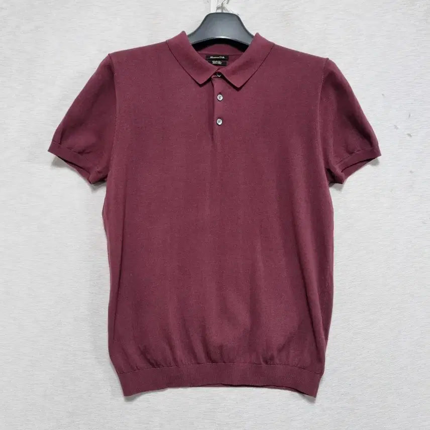 [BUNJANG] Massimo Dutti Burgundy Knit Sweater Men's Size 95 / ㅡ 마시모두띠 카라넥 니트 남95ㅡ0111