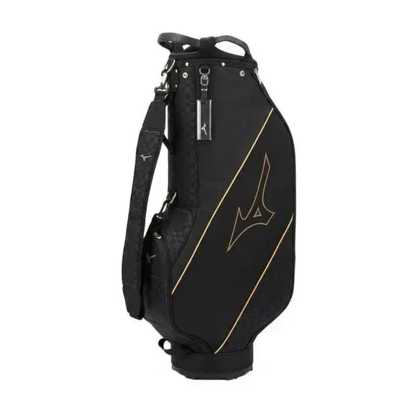 [BUNJANG] Mizuno NX-2 Lightweight Caddy Bag Black Gold / 미즈노 NX-2 경량캐디백 블랙골드