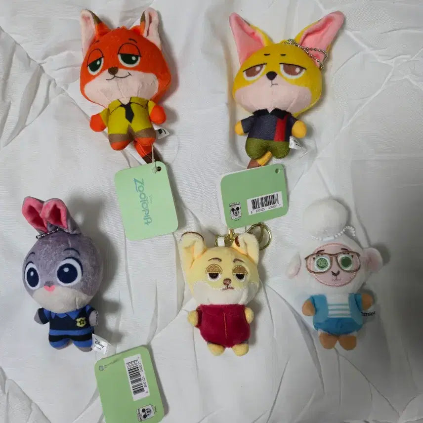 [BUNJANG] Zootopia Judy Hopps & Nick Wilde Bundle Keychain Set / 일괄 주디 닉 주토피아 열쇠고리 주토피아2