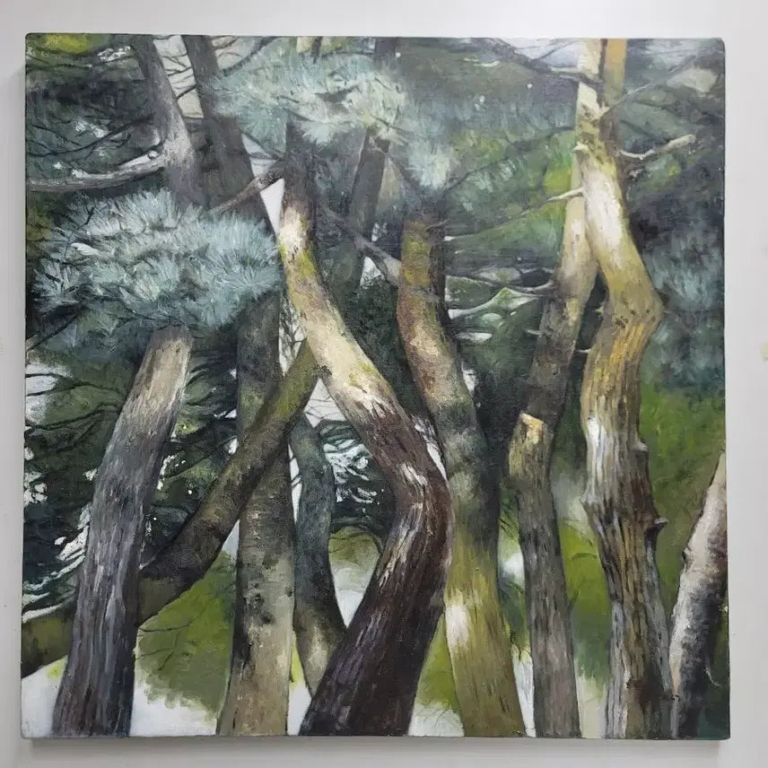 [BUNJANG] Oil Painting "Trees" (Size 30) / 30호 유화그림 나무들