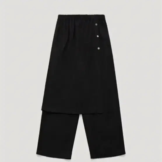 [BUNJANG] FARVEN Linen Back Pocket Pants Skirt Black New / (블랙/새상품) FARVEN 린넨 백 포켓 팬츠 스커트