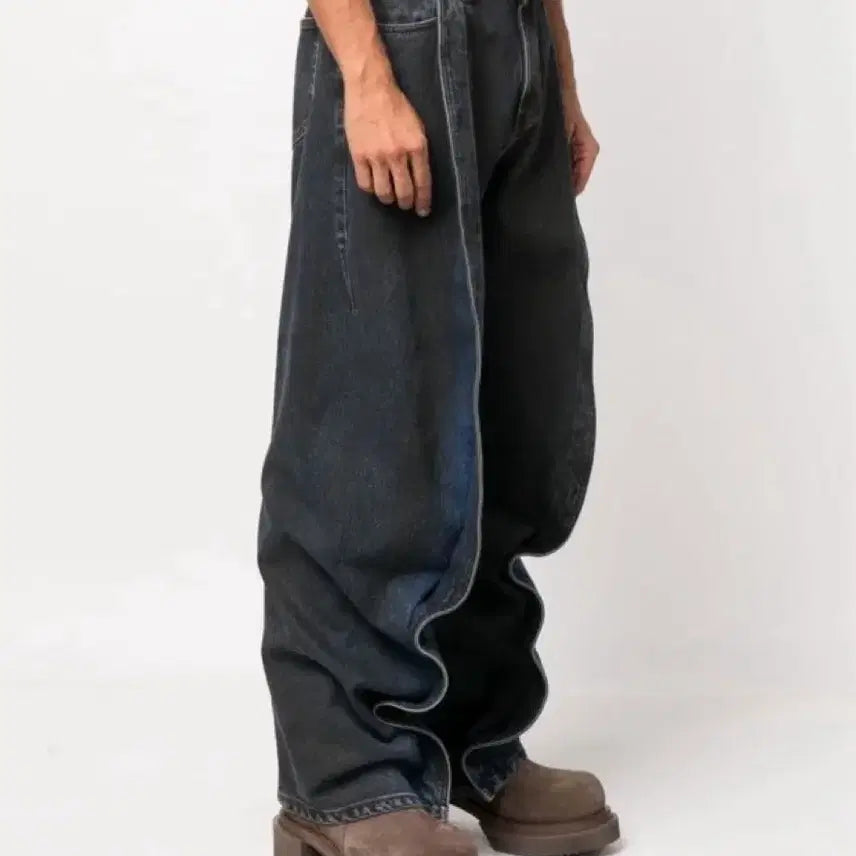 [BUNJANG] Y/PROJECT Banana Jeans Black Navy Size 30 / 30)와이프로젝트 바나나진 블랙 네이비