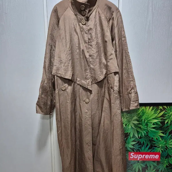 [BUNJANG] SNA BLANC Brown Long Trench Coat Vintage / (세일)JPN VTG. SNA BLANC 브라운 롱트렌치