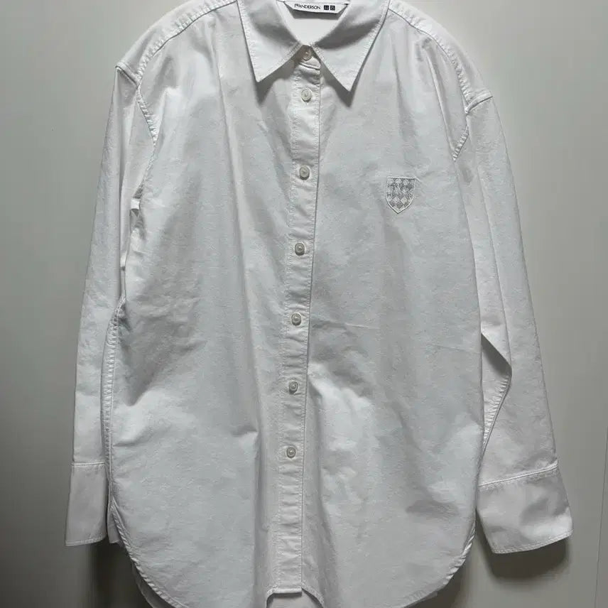 [BUNJANG] Uniqlo JWA Oxford White Shirt S / [새] 유니클로 JWA 옥스퍼드 화이트 셔츠 S