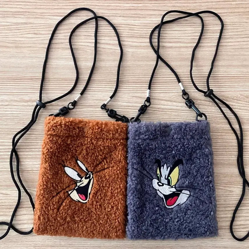 [BUNJANG] Stereo Vinyls Tom and Jerry Mini Fuzzy Bag / 스테레오 바이널즈 톰과 제리 미니 뽀글이백