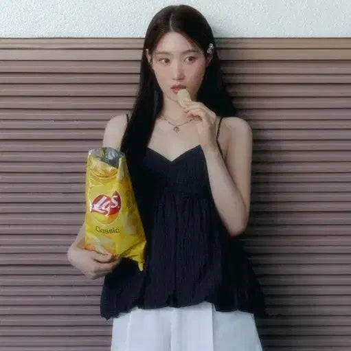 [BUNJANG] ON&ON Sleeveless Black Top / 온앤온 슬리브리스 블랙