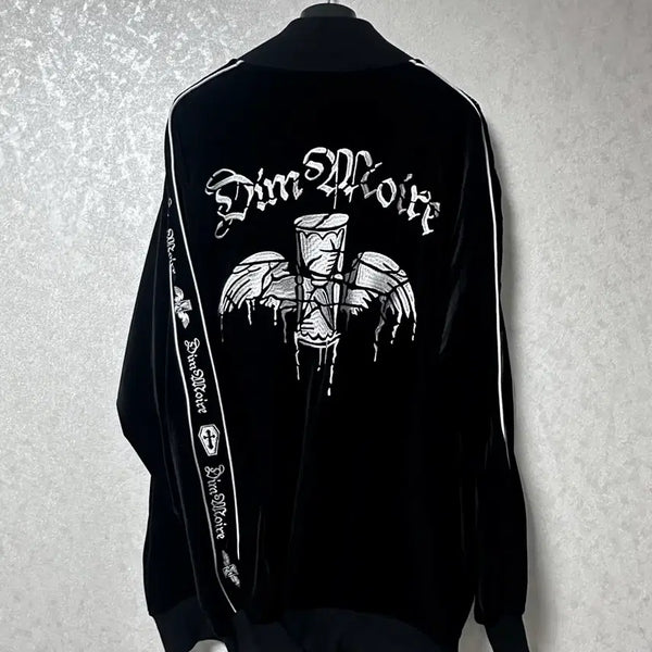 [BUNJANG] Dimmoire Velour Velvet Jersey Top Black / dimmoire 딤모아르 벨루어 벨벳 져지 탑 블랙