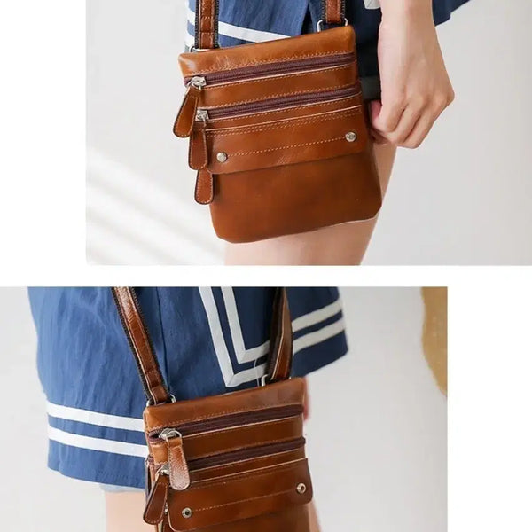 [BUNJANG] Genuine Leather Mini Crossbody Bag / 천연소가죽 미니백(새것)
