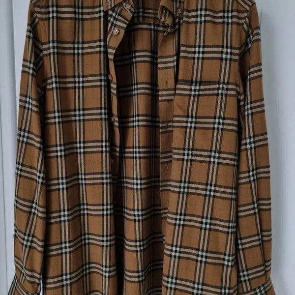 [BUNJANG] Burberry Pattern Shirt / 새상품급 백화점판 버버리 패턴 셔츠 l