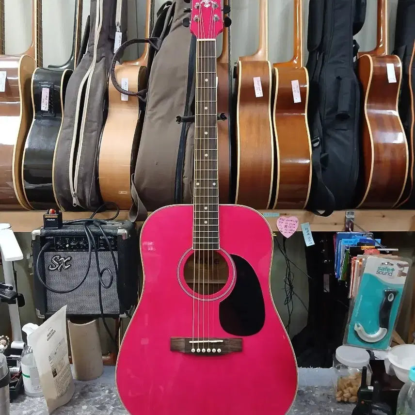 [BUNJANG] Indie Guitar IA-20D PK Acoustic Guitar / 인디기타 Indie IA-20D PK