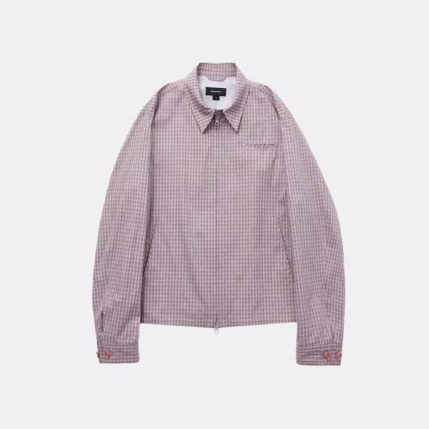 [BUNJANG] 999 Humanity EASY CHECK JACKET V2 Pink Size 3 / 999휴머니티 EASY CHECK JACKET V2-PINK 3사이즈