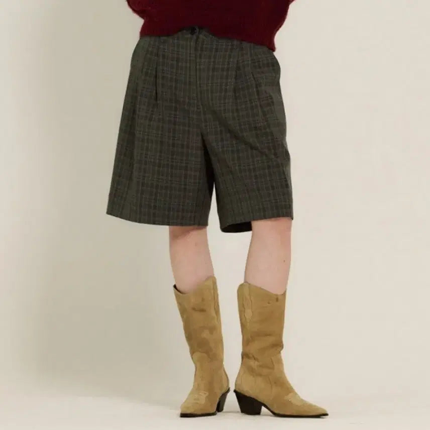 [BUNJANG] Sienne Ralph Check Shorts / 시엔느 랄프 체크 반바지