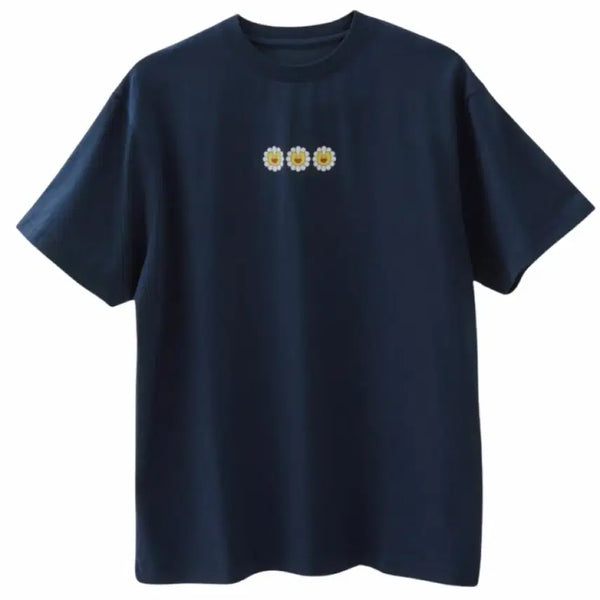 [BUNJANG] NewJeans Murakami Navy T-shirt / (새상품) 뉴진스 무라카미 티셔츠 네이비 M
