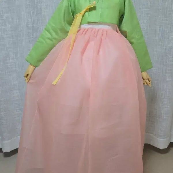 [BUNJANG] Spring Cherry Blossom Hanbok Set / 봄 녹의홍상 한복 세트