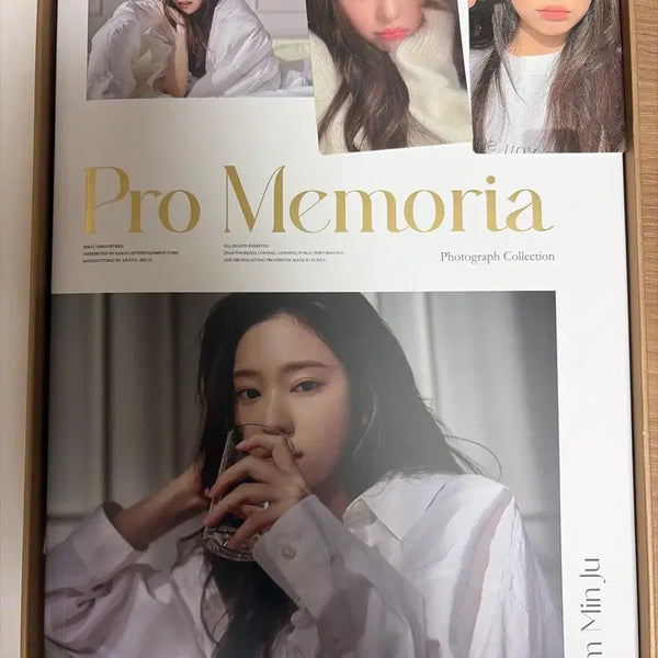 [BUNJANG] Kim Minju Shining Eyes Pro Memoria Photobook Set / 포카 2장 포함 풀셋) 샤이닝 아이즈원 청설 김민주 프로 메모리아