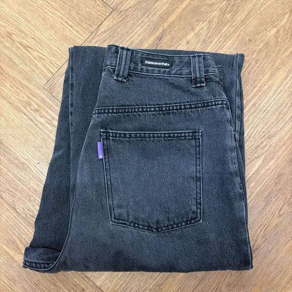 [BUNJANG] thisisneverthat Black Denim Pants / N215. 디스이즈네버댓 흑청 팬츠 블랙바지