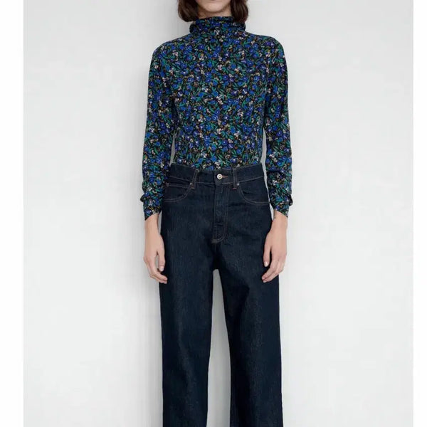 [BUNJANG] ZARA Floral Pattern Shirt / 자라 플라워 패턴 셔츠
