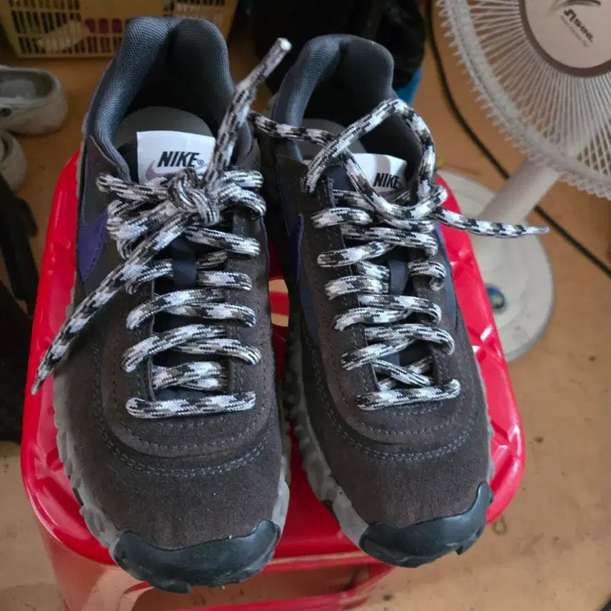[BUNJANG] Nike Suede Sneakers Brown/Purple / 나이키 스웨이드 운동화 브라운/퍼플